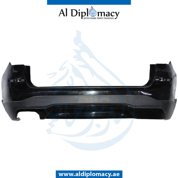 Rear Bumper, WITH SENSOR Hole, COMPLETE for BMW X3 Series F25 (2010-2017) models, Part Number UN-51127338784-CO